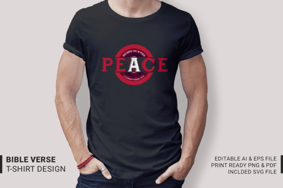 Brethren Live in Peace Graphics for T-Shirt Designs