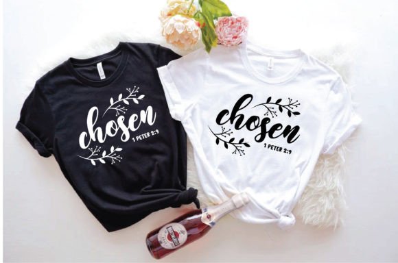 Chosen 1 Peter 2:9 Graphics for T-Shirt Designs