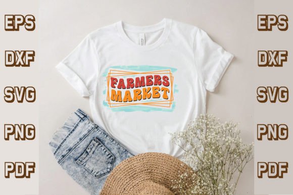 Farmers Market Svg, Retro: Graphics for T-Shirt Designs