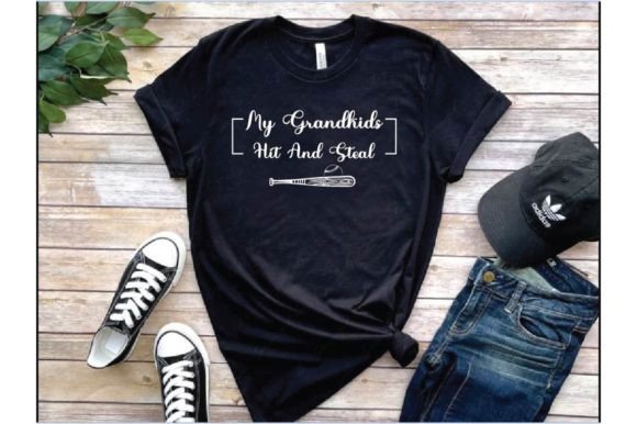 My Grandkids Hit and Sreal: Graphics for T-Shirt Designs