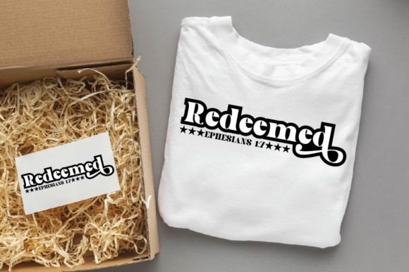 Redeemed, Christ SVG Graphics for T-Shirt Designs