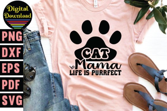 Review: Cat Mama Life is Purrfect SVG for Embroidery