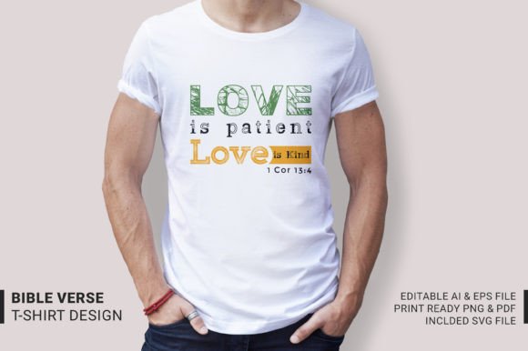 Review: Love is Kind Bible Verse Design
