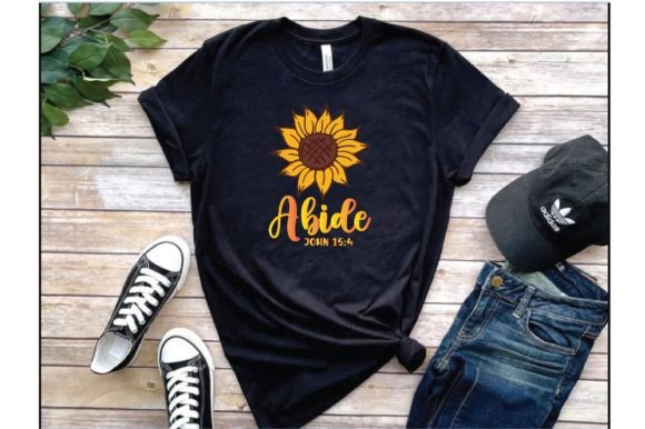 Reviewing Abide John 15:4 Typography Design